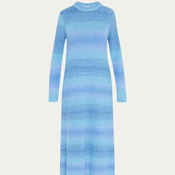 Vince Blue Gradient Maxi Dress - Picture 1 of 10